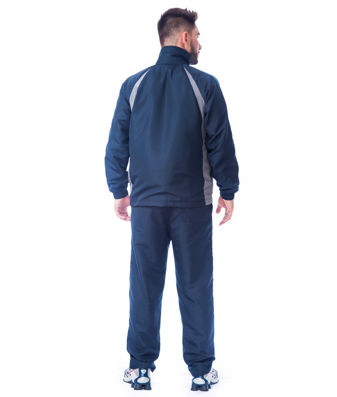 Conjunto De Agasalho Masculino HHGKED - Capuz Com Zíper E Cintura Elástica - Azul XGG