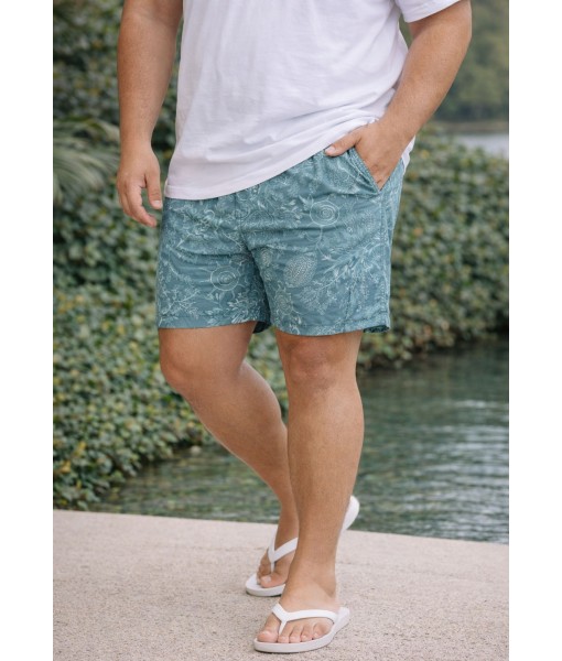 Short Estampado Elastano Plus Size Grande Bermuda praia Conchas