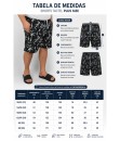 Short Estampado Elastano Plus Size Grande Bermuda flor Amarelo