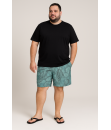 Short Estampado Elastano Plus Size Grande Bermuda praia Conchas
