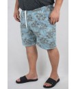 Short Estampado Elastano Plus Size Grande Bermuda flor Palmeira