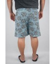 Short Estampado Elastano Plus Size Grande Bermuda flor Palmeira