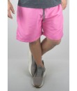 Short Bermuda Tactel Extra Grande Plus Size Praia reforçado Rosa