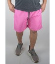 Short Bermuda Tactel Extra Grande Plus Size Praia reforçado Rosa