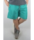 Short Bermuda Tactel Extra Grande Plus Size Praia reforçado Turquesa