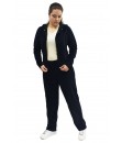 Conjunto Veludo Plush Butu Biru  - Preto