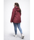 Parka Jaqueta Butu Biru P ao Extra Grande Feminino Bordô Vinho