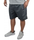 Short Tactel Extra Grande Plus Size Masculino Praia - Cinza