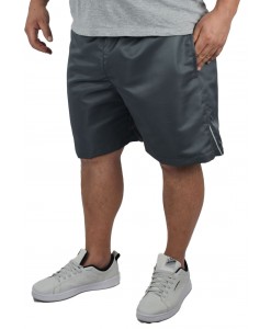 Short Tactel Extra Grande Plus Size Masculino Praia - Cinza