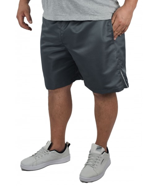 Short Tactel Extra Grande Plus Size Masculino Praia - Cinza