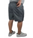 Short Tactel Extra Grande Plus Size Masculino Praia - Cinza