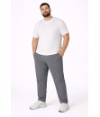 Calça Tactel Elastano *sem forro* P ao Plus size Butu Biru Cinza
