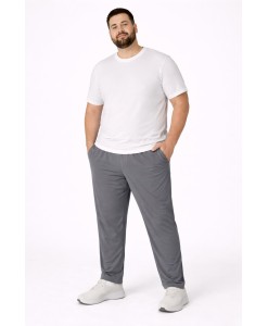 Calça Tactel Elastano *sem forro* P ao Plus size Butu Biru Cinza