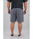 Short Tactel Elastano Mescla Plus Size Praia Masculino Grafite Listra Short Tactel Elastano Mescla Plus Size Praia Masculino Grafite Listra