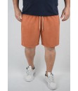 Short Tactel Elastano Mescla Plus Size Praia Masculino Laranja Listra Short Tactel Elastano Mescla Plus Size Praia Masculino Laranja Listra
