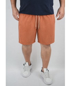 Short Tactel Elastano Mescla Plus Size Praia Masculino Laranja Listra Short Tactel Elastano Mescla Plus Size Praia Masculino Laranja Listra