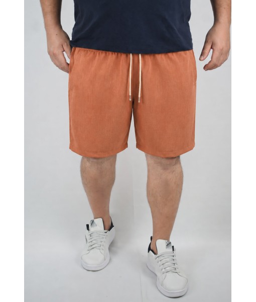 Short Tactel Elastano Mescla Plus Size Praia Masculino Laranja Listra Short Tactel Elastano Mescla Plus Size Praia Masculino Laranja Listra