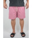 Short Tactel Elastano Mescla Plus Size Praia Masculino Rosa Listra Short Tactel Elastano Mescla Plus Size Praia Masculino Rosa Listra