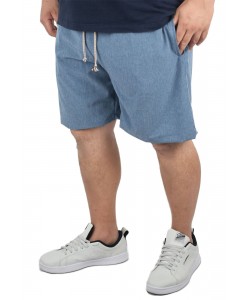 Short Tactel elastano Extra Grande G1 ao G6 Plus Mescla Azul