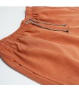Short Tactel elastano Extra Grande G1 ao G6 Plus Mescla Laranja