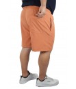 Short Tactel elastano Extra Grande G1 ao G6 Plus Mescla Laranja