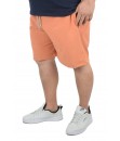 Short Tactel elastano Extra Grande G1 ao G6 Plus Mescla Laranja