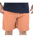 Short Tactel elastano Extra Grande G1 ao G6 Plus Mescla Laranja